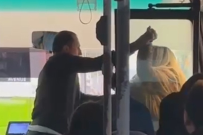 Adana'da motosikletli kadınla kavga eden otobüs şoförü serbest kaldı