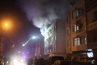 Konya’da apartman dairesinde korkutan yangın