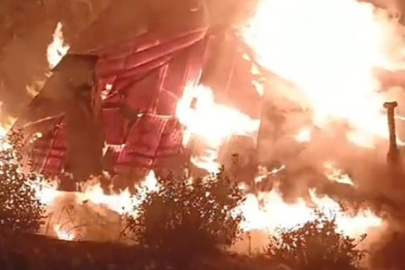 Ordu’da iki katlı ahşap evde yangın