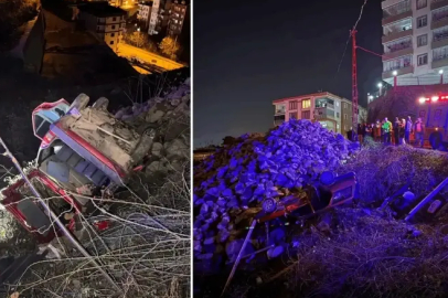 Trabzon'da otomobilin şarampole devrildiği kazada bir kişi öldü, üç kişi yaralandı