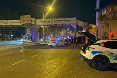 Bursa'da kavşakta feci kaza: 1 ağır yaralı