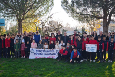 Bursa'da öğrencilerden Yeşil Vatan’a anlamlı katkı