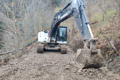 Bartın'da korkutan heyelan