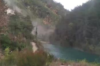 Hatay’da yaylada heyelan