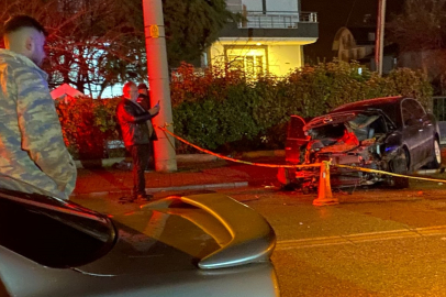 Denizli'de otomobille çarpışan elektrikli bisikletin sürücüsü öldü