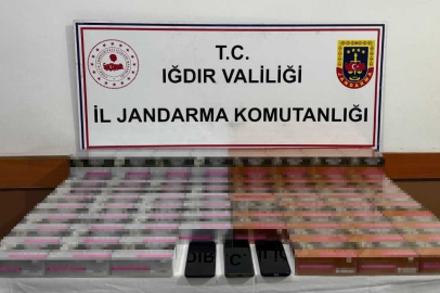 Iğdır’da elektronik sigara kaçakçılarına jandarma darbesi