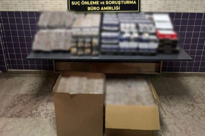 Bursa'da binlerce kaçak sigara ele geçirildi!