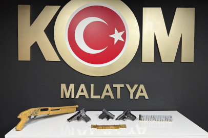Malatya’da ruhsatsız silah operasyonu: 1 gözaltı