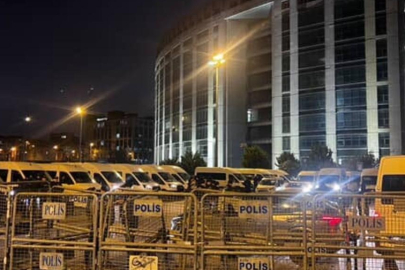 Sadettin Saran için Adliye önünde TOMA ve çevik kuvvetli önlem!