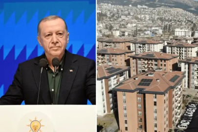 Cumhurbaşkanı Erdoğan'dan deprem konutları paylaşımı