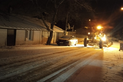 Bursa İnegöl Belediyesi karla mücadele için teyakkuzda