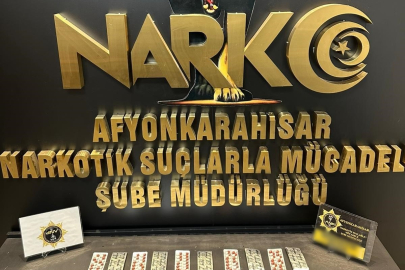 Afyonkarahisar'da uyuşturucu hapla yakalanan şahıs tutuklandı
