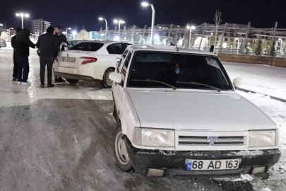 Aksaray'da drift atan 2 sürücüye 111 bin lira ceza kesildi