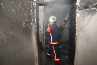 Giresun'da gençlik merkezi çıkan yangında kullanılamaz hale geldi