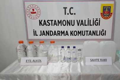 Kastamonu'da yılbaşı öncesi kaçak alkol operasyonu