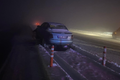 Muş’ta sis ve buzlanma kazaya neden oldu