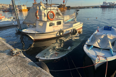 Sinop'ta kayık battı