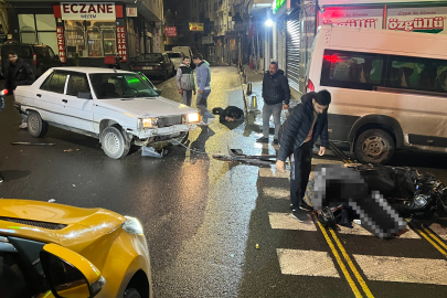 Tekirdağ'da feci kaza kamerada