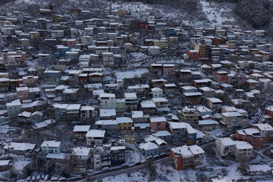 Bursa'dan kar manzaraları! Kent beyaza büründü