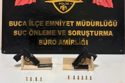 İzmir’de ruhsatsız silah operasyonunda 4 şüpheli yakalandı