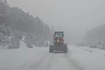 Orhaneli-Bursa yolunda yol açma çalışmaları sürüyor