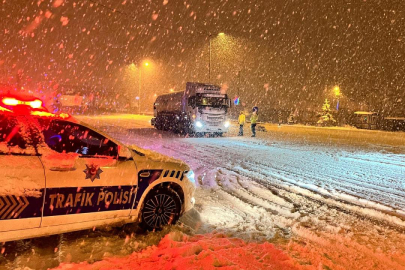 Bolu kent merkezinde metrekareye 84,4 milimetre kar yağdı
