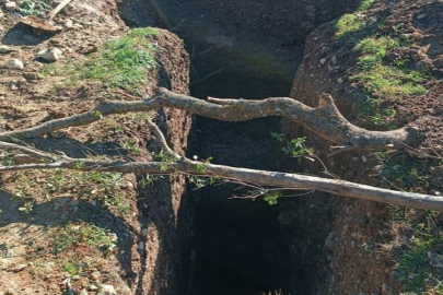 Manisa Akhisar’da kaçak kazıya jandarmadan suçüstü