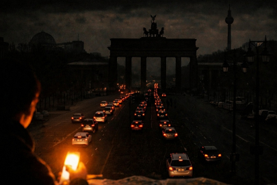 Berlin karanlıkta kaldı: On binlerce haneye elektrik verilemiyor
