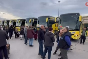 Bursa Terminali’nde yılbaşı dönüş yoğunluğu