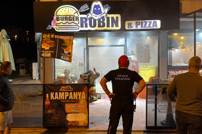 Düzce'de baca yangınına termal kameralı müdahale