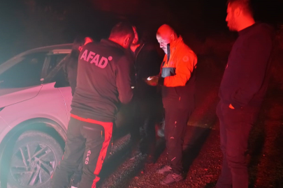 Hatay'da yaylada mahsur kalan aile kurtarıldı