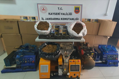 Kayseri'de jandarmadan kaçakçılık operasyonu: 2 gözaltı