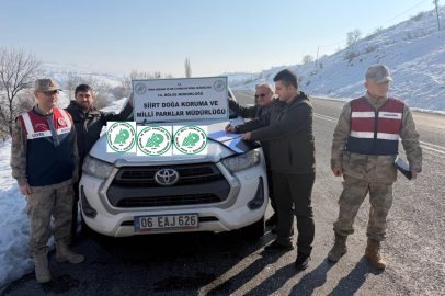 Siirt'te kaçak avcıya 26 bin lira ceza