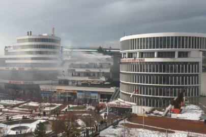 Bolu’da elektrik kaynaklı çıkan baca yangını, etrafı dumana boğdu
