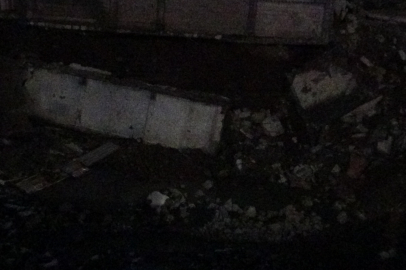 Şanlıurfa'da istinat duvarı çöken binadaki vatandaşlar tahliye edildi