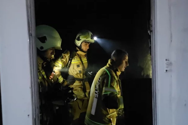 Bursa İnegöl'de evde çıkan yangın söndürüldü