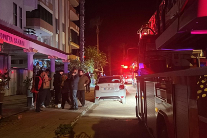 Antalya Alanya’da animasyoncuların kaldığı personel lojmanında yangın paniği