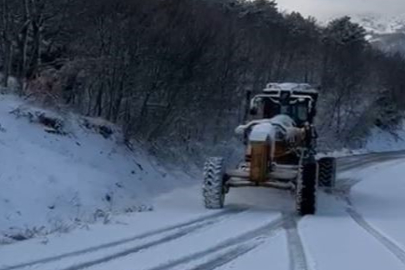 Bursa Büyükşehir'den karla mücadele