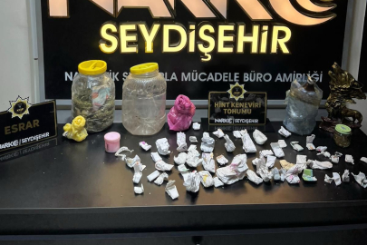 Konya Seydişehir'de uyuşturucu operasyonu