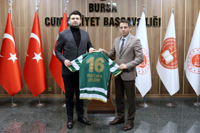 Mustafa Çelenk’e yeşil-beyaz ziyaret