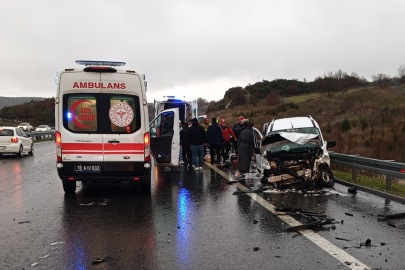 Balıkesir İzmir-İstanbul Otoyolu'nda zincirleme kaza: 1 ölü, 10 yaralı