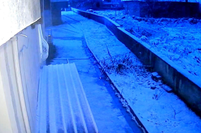 Kırşehir'de kar yağışı öncesinde gökyüzü aydınlandı