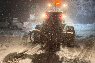 Bursa Büyükşehir'den karla mücadelede tam mesai