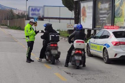 Manisa’da 3 günlük motosiklet denetiminde 476 bin TL ceza