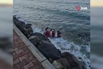 Bursa'da 3 tekerlekli elektrikli motosiklet denize uçtu