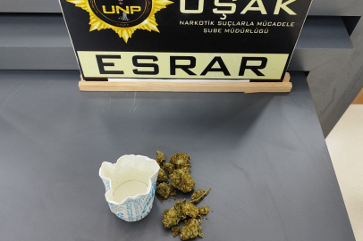 Uşak’ta çok sayıda uyuşturucu madde ele geçirildi
