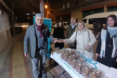 Bursa Nilüfer’de kandil geleneği yaşatıldı