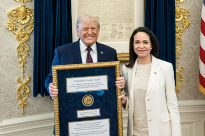 Venezuelalı muhalif lider Machado, Nobel Barış Ödülü'nü Trump'a devretti