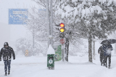 13 il için yoğun kar yağışı uyarısı