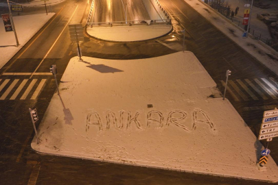 Ankara'da kar yağışı etkili oldu